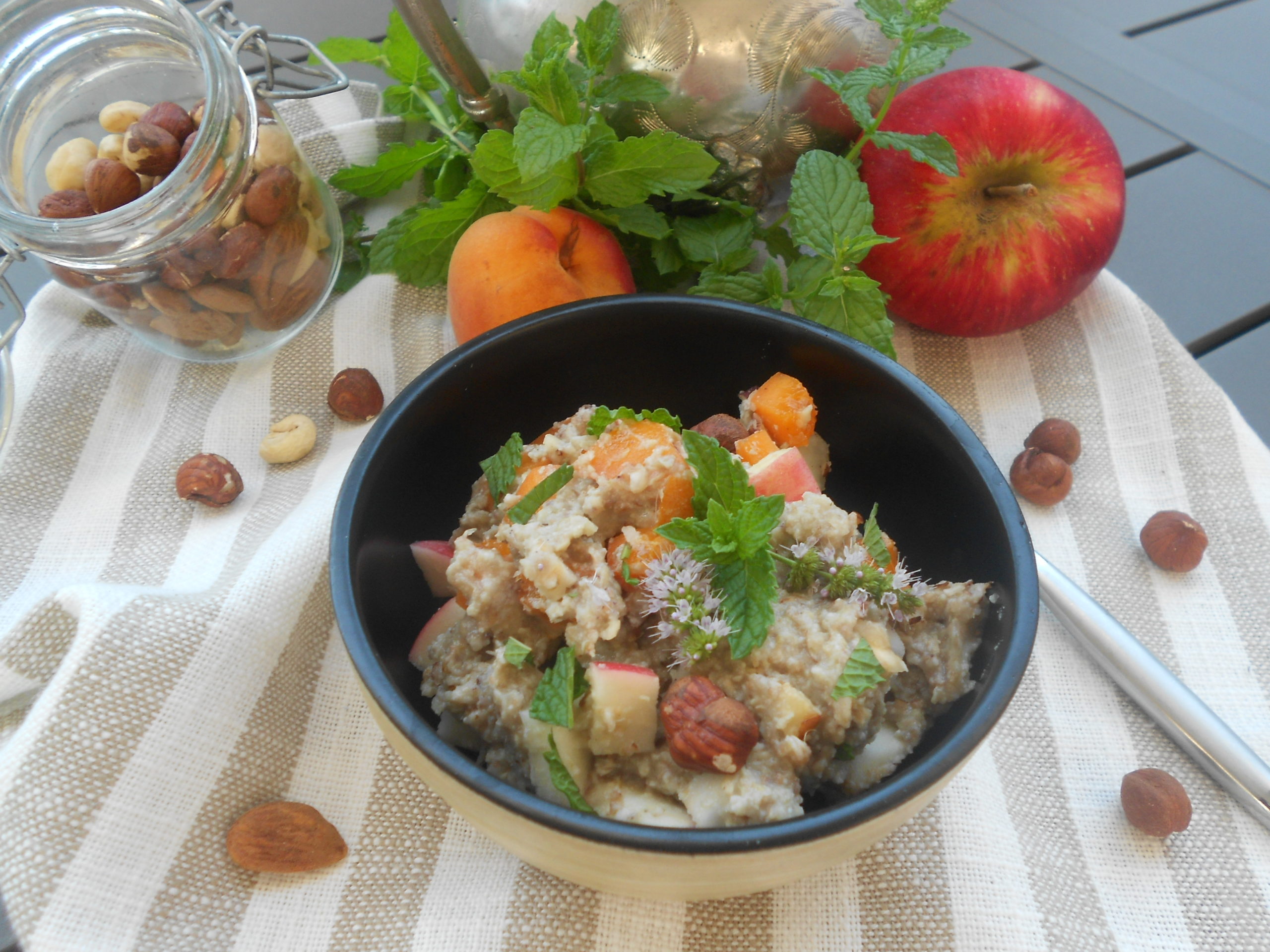 un porridge pour une alimnetation saine et gourmande