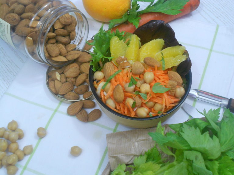 une salade de carotte un aliment riche en fibres