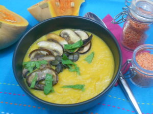 une soupe aliment riche en fibres