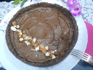 un gâteau sans oeuf sans lait au chocolat et avocat