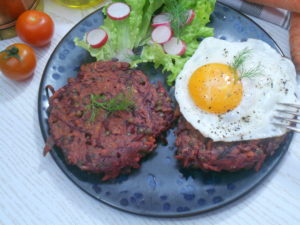 galette betterave carotte pour une alimentation saine