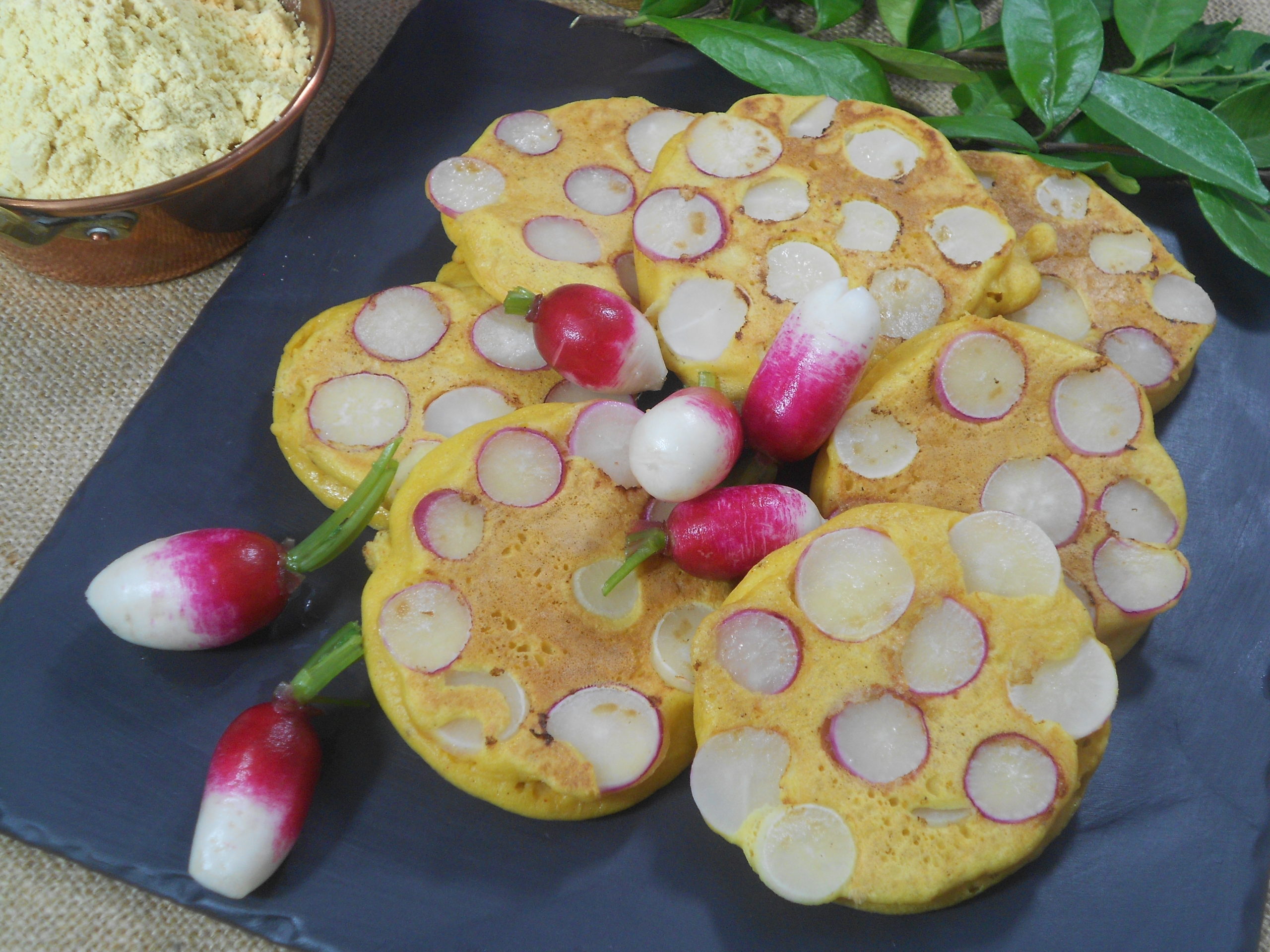 pancakes sans gluten à la farine de lupin