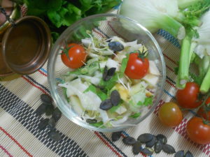 une salade de fenouil un aliment peu calorique
