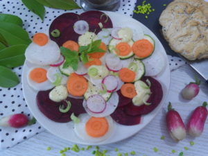 carpaccio végé anti inflammatoire