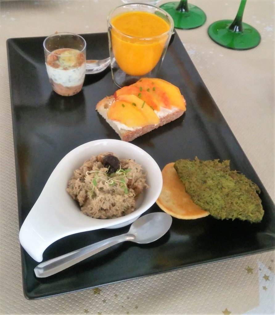 repas pour anniversaire été
