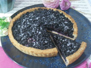 Tarte aux myrtilles sans gluten