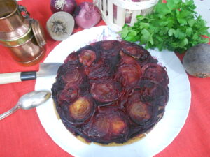 La célèbre tarte tatin en version salée