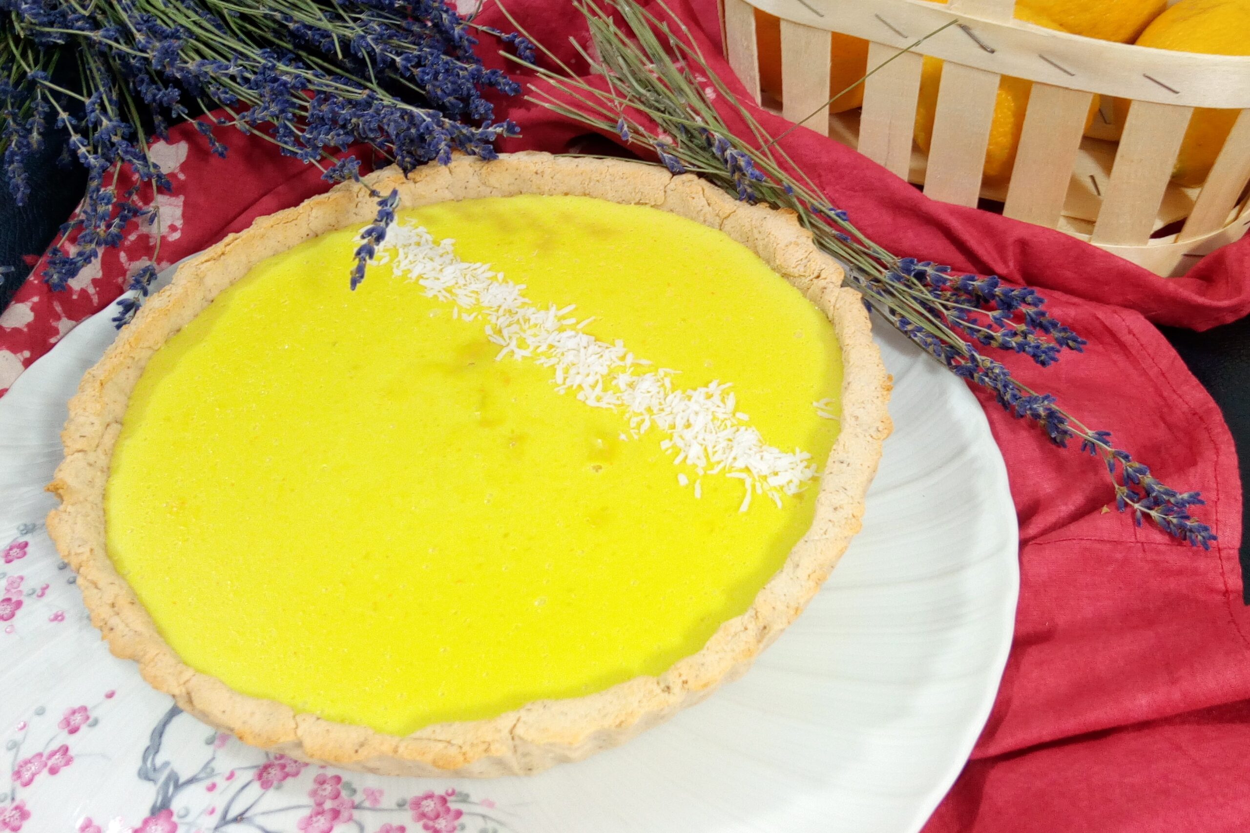 Tarte au citron vegan