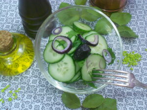 salade de concombre